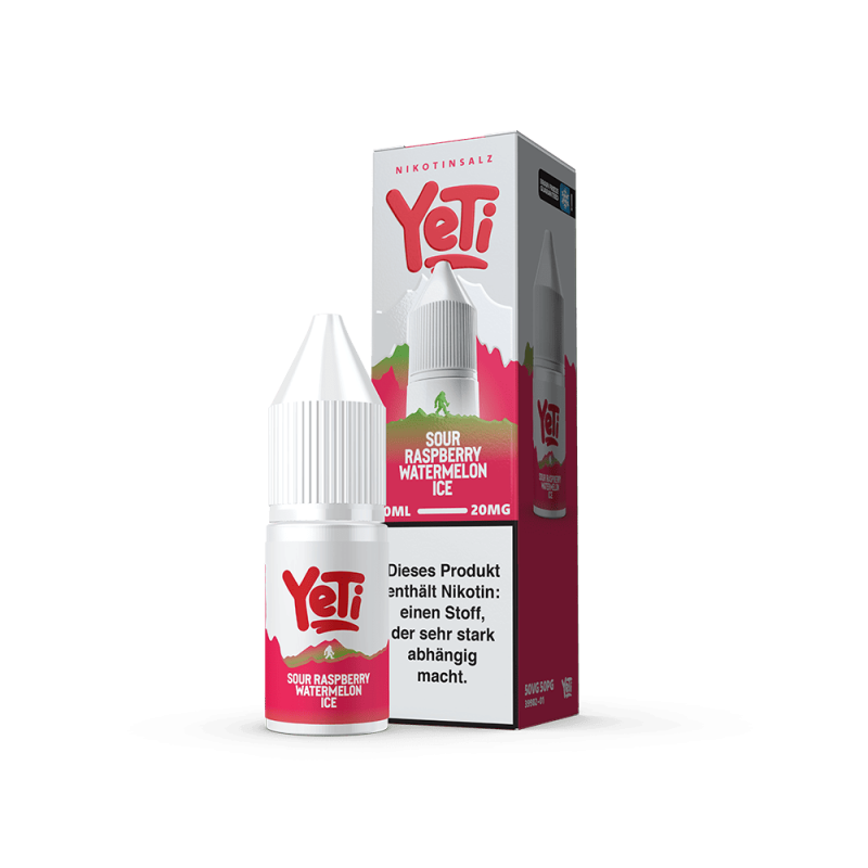 Yeti Summit Nikotinsalz - Sour Raspberry Watermelon Ice - Overdosed 10ml Liquid