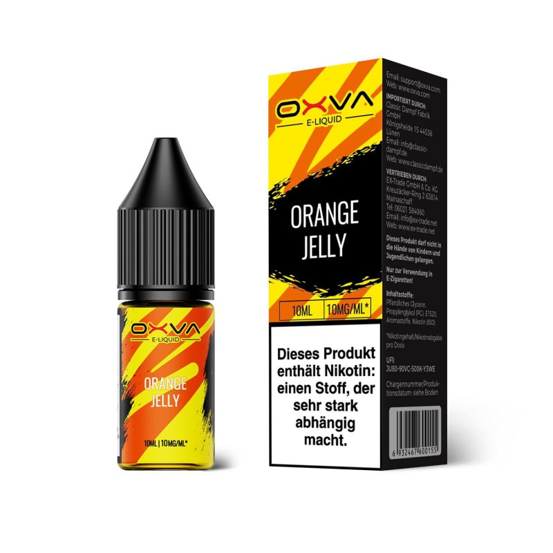 OXVA E-Liquid Nikotinsalz - Orange Jelly - 10ml Liquid