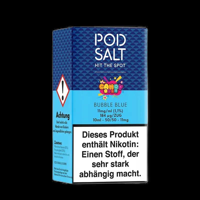 Pod Salt Fusion - Bubble Blue - 10ml Liquid 11mg Nikotinsalz