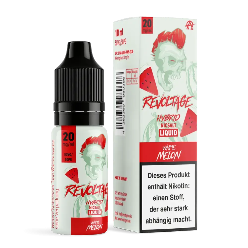 Revoltage Hybrid Nikotinsalz White Melon 10ml 20mg