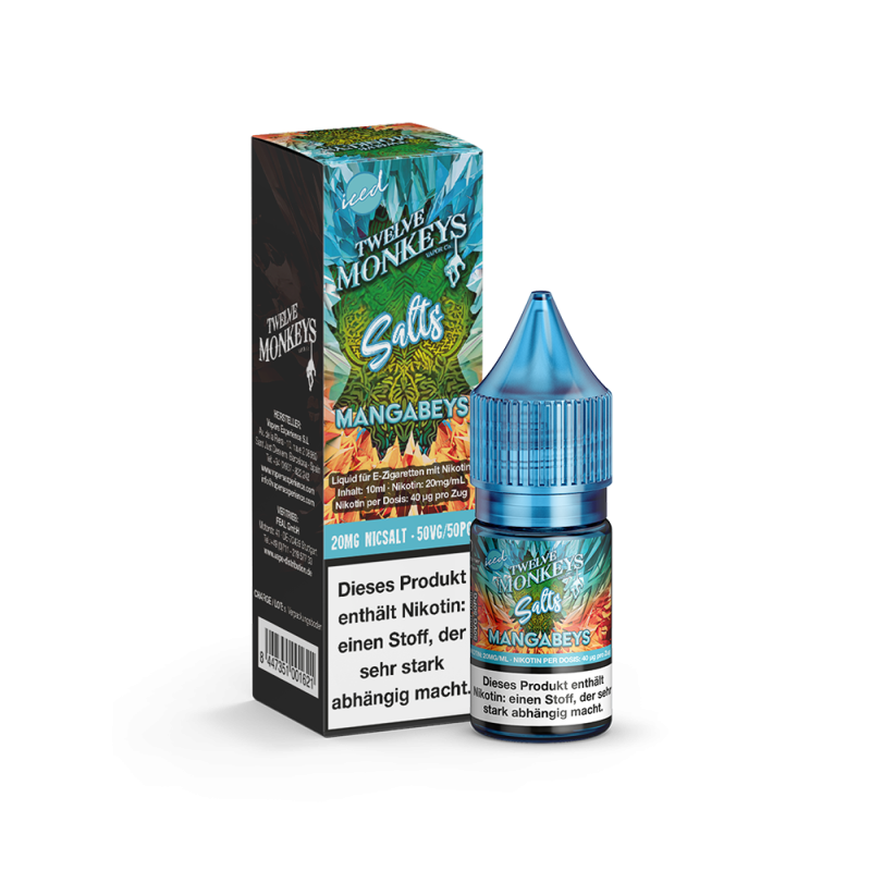 Twelve Monkeys Nikotinsalz - Mangabeys - 10ml Liquid 20mg