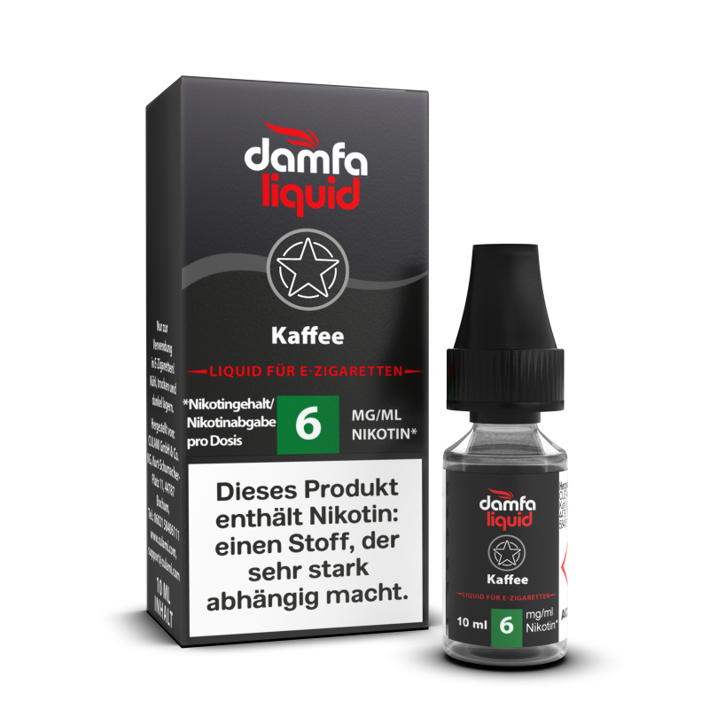 damfaliquid Kaffee 6mg 10ml