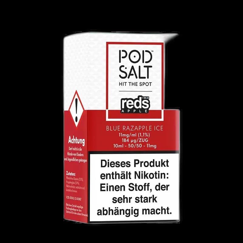 Pod Salt Fusion - Blue Razapple Ice - 10ml Liquid 11mg Nikotinsalz