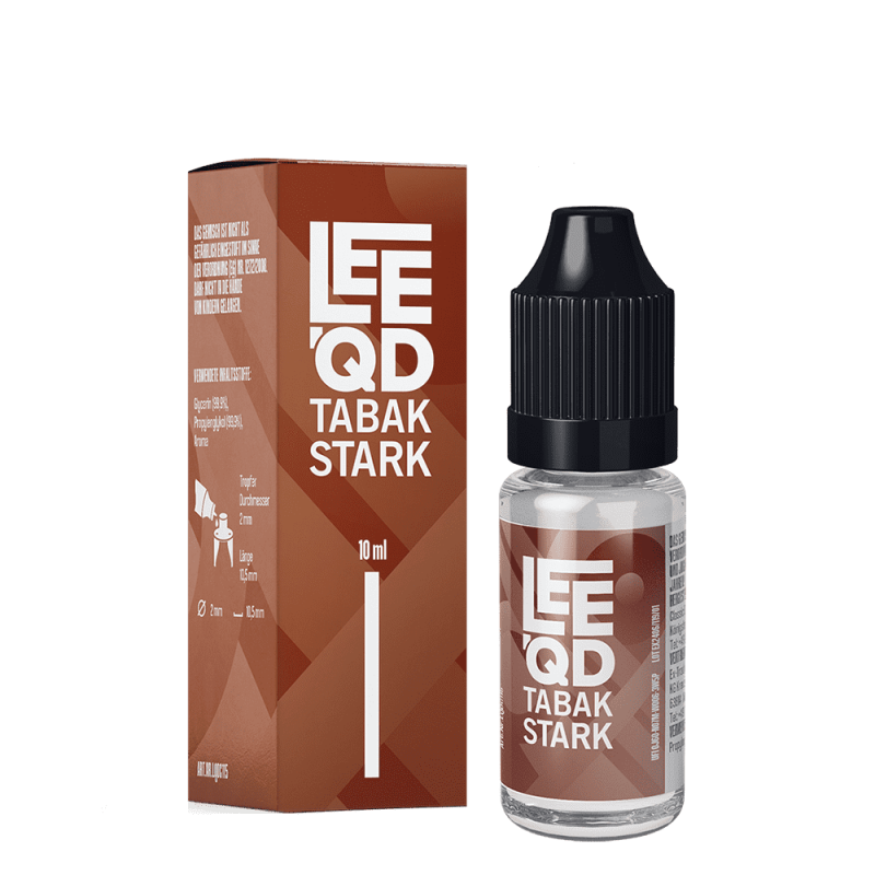 LEEQD Liquid - Tobacco Tabak stark - 10ml