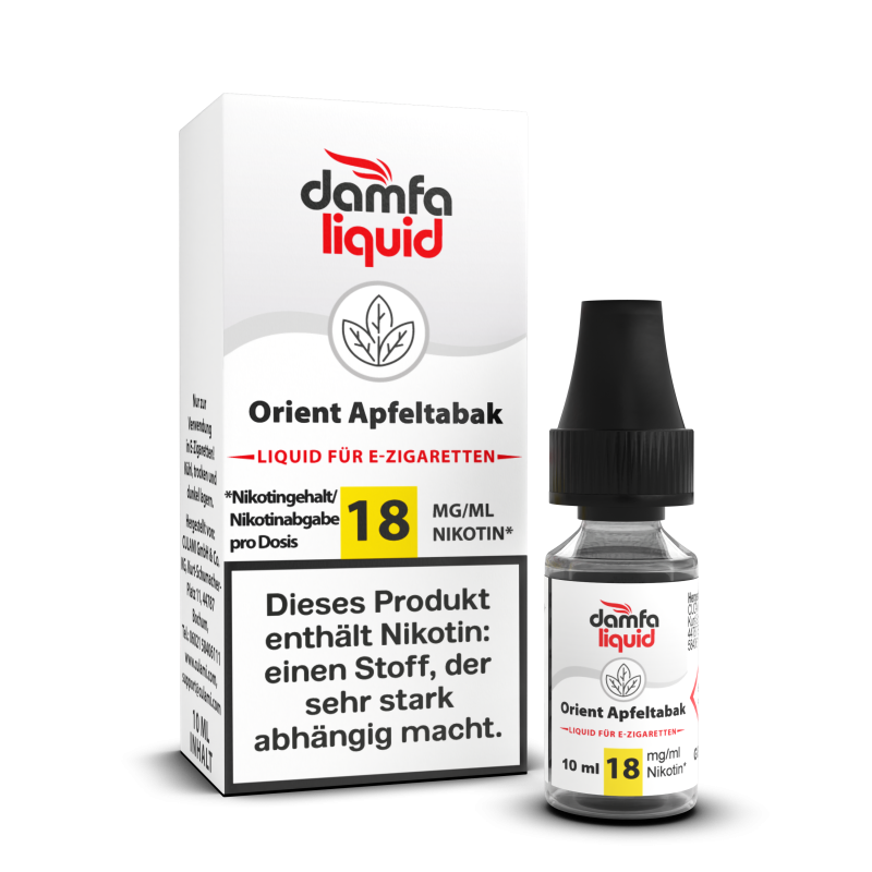 damfaliquid Orient Apfeltabak 18mg 10ml