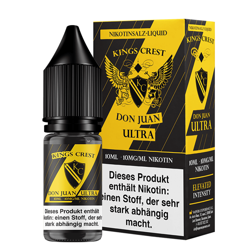 Kings Crest Nikotinsalz - Don Juan Ultra - 10ml Liquid
