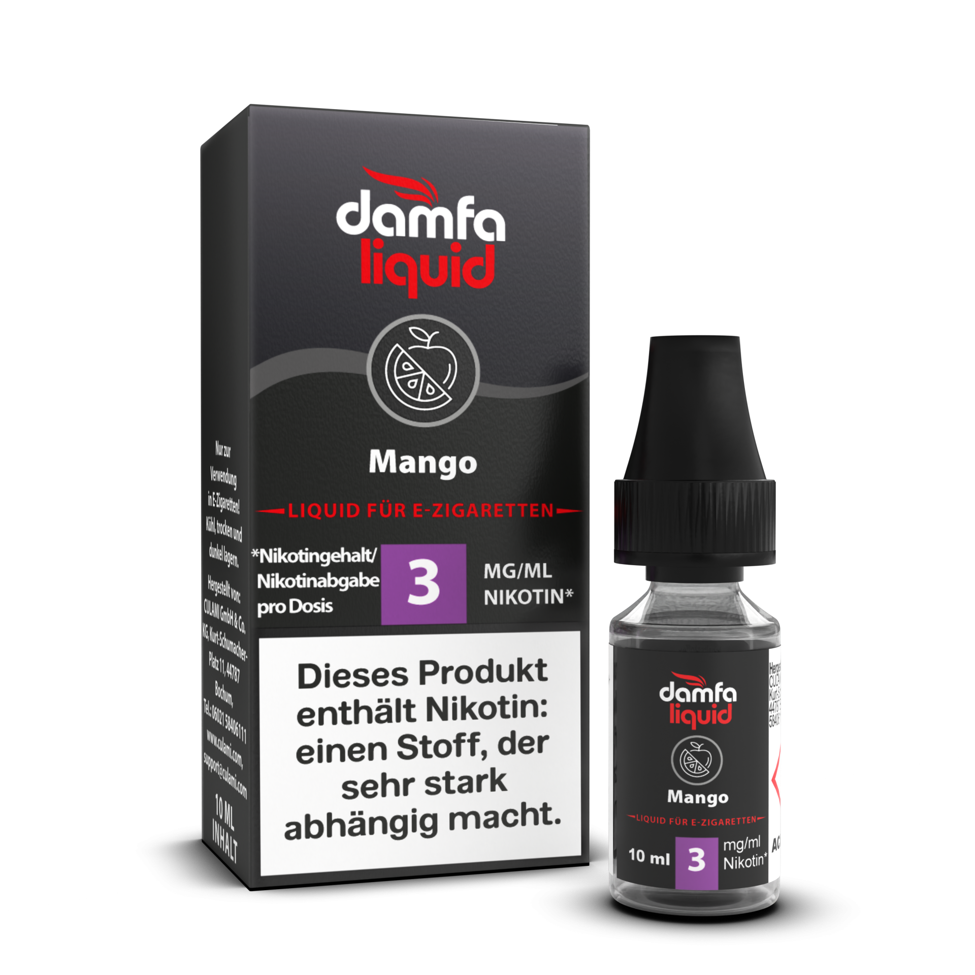 damfaliquid Mango V2 3mg 10ml