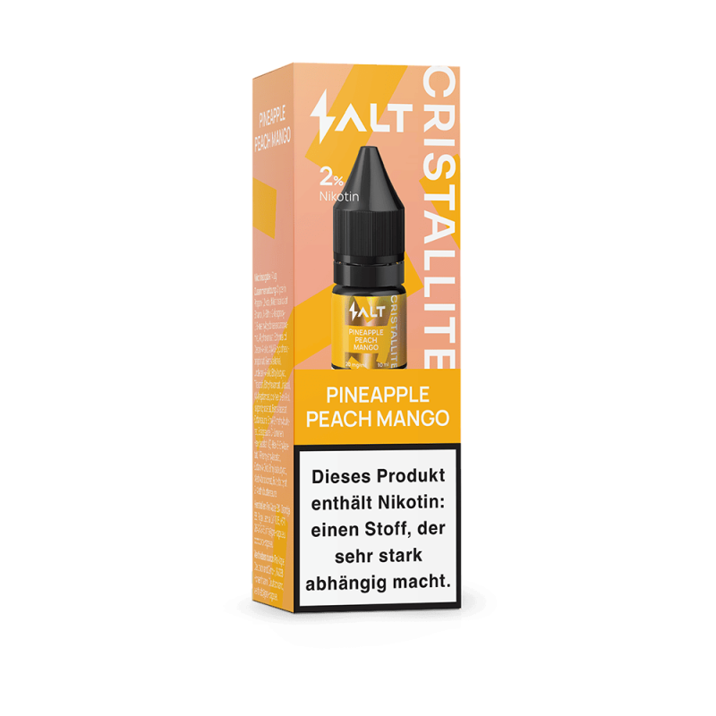 SALT Cristallite Nikotinsalz - Pineapple Peach Mango - 10ml Liquid 20mg