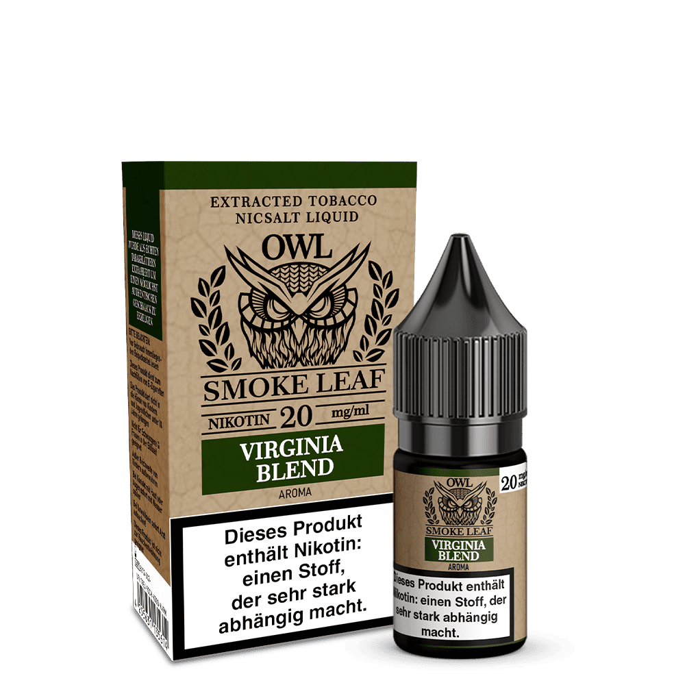 OWL Smoke Leaf Nikotinsalz - Virginia Blend Tobacco - 10ml Liquid 20mg