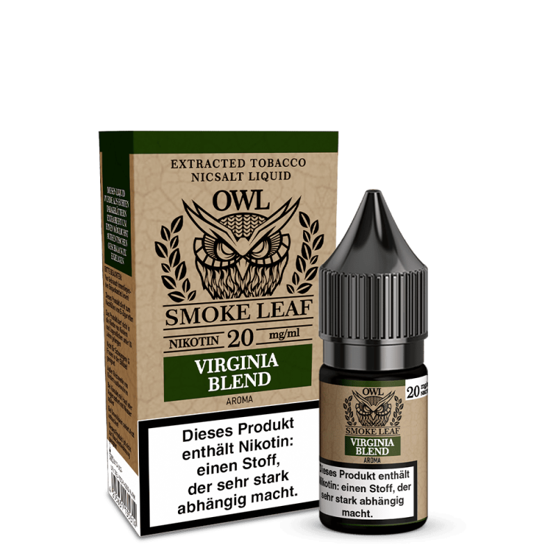 OWL Smoke Leaf Nikotinsalz - Virginia Blend Tobacco - 10ml Liquid