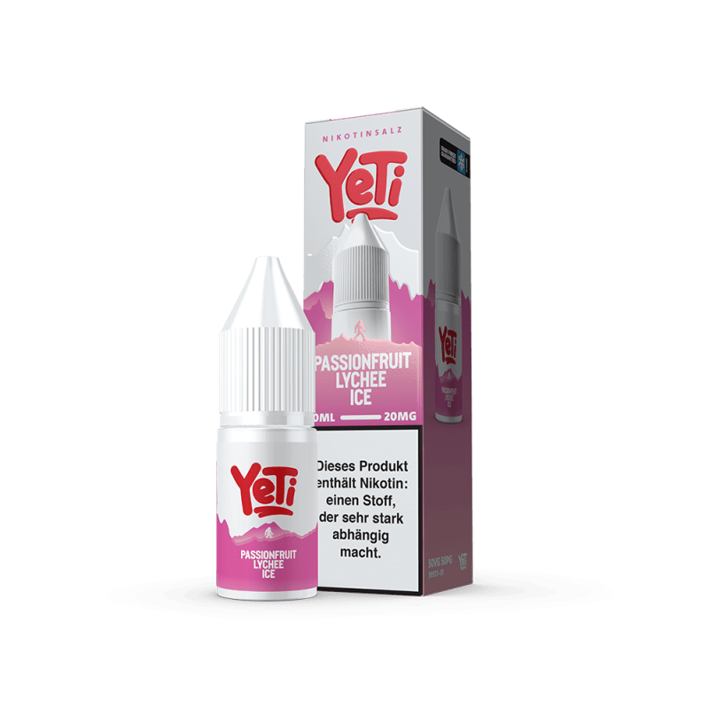 Yeti Summit Nikotinsalz - Passionfruit Lychee Ice - Overdosed 10ml Liquid