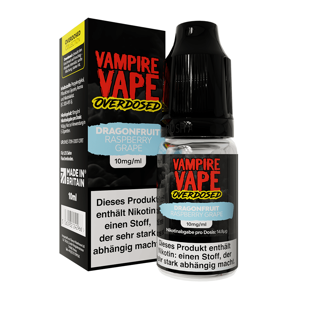 Vampire Vape Nikotinsalz - Dragonfruit Raspberry Grape - Liquid 10mg