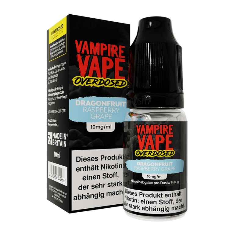 Vampire Vape Nikotinsalz - Dragonfruit Raspberry Grape - Liquid 10mg