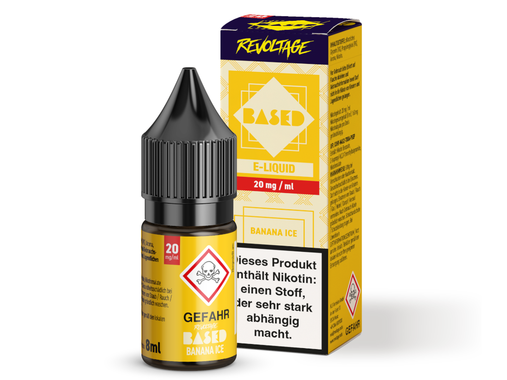 Revoltage BASED Hybrid Nikotinsalz Banana Ice 8ml 20mg