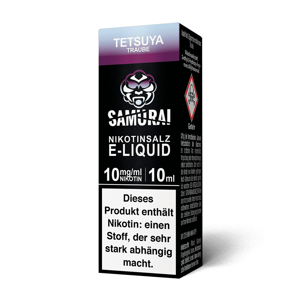 Samurai Nikotinsalz - Tetsuya Traube - Liquid 10ml 10mg