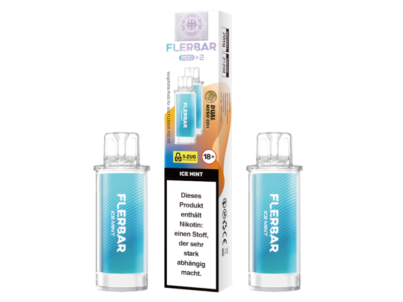 Flerbar Pod (2 Stk.) Ice Mint 20mg