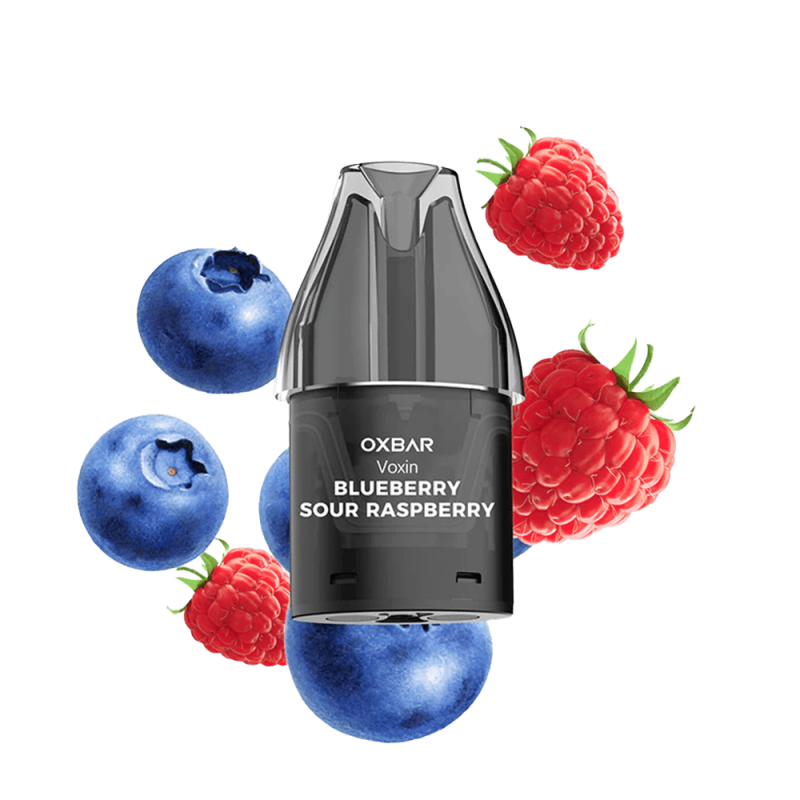 Oxbar Voxin Einweg Pod - Blueberry Sour Raspberry - 20mg Nikotinsalz 2ml