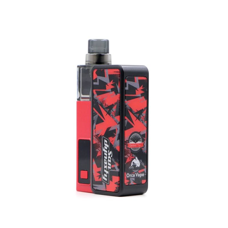 Orca Vape San Dynasty Pod Kit Cherry Red