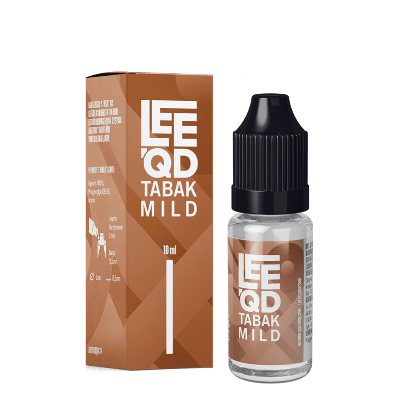 LEEQD Liquid - Tobacco Tabak mild - 10ml