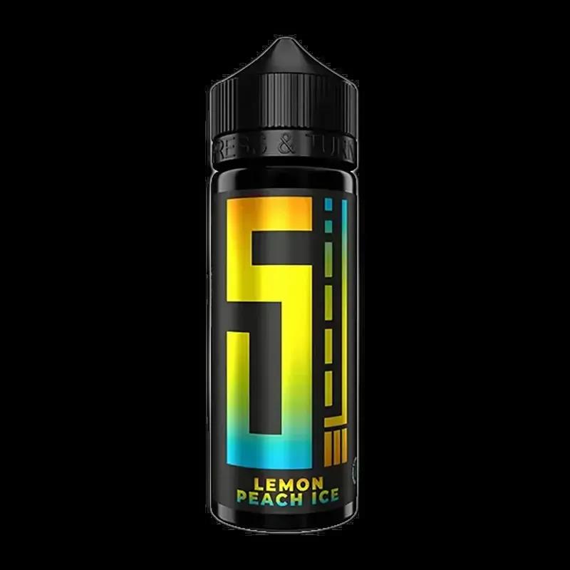 5EL Longfill - Lemon Peach Ice - 10ml Aroma in 120ml Flasche
