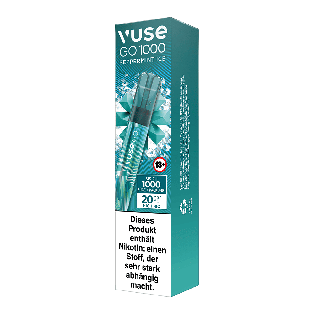 Vuse GO 1000 Peppermint Ice Einweg E-Zigarette 20mg