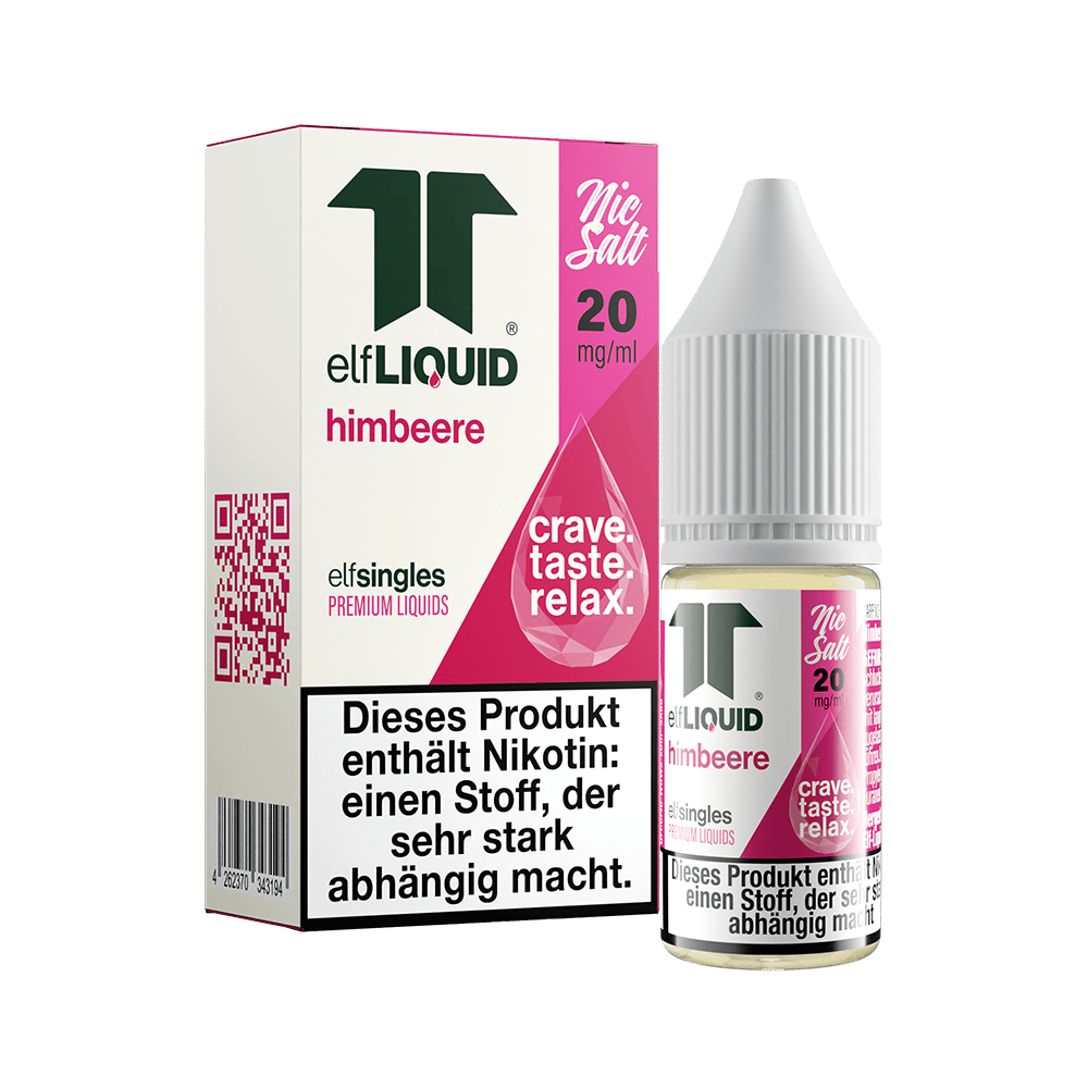 Elf-Liquid Nikotinsalz - Himbeere - 10ml 20mg