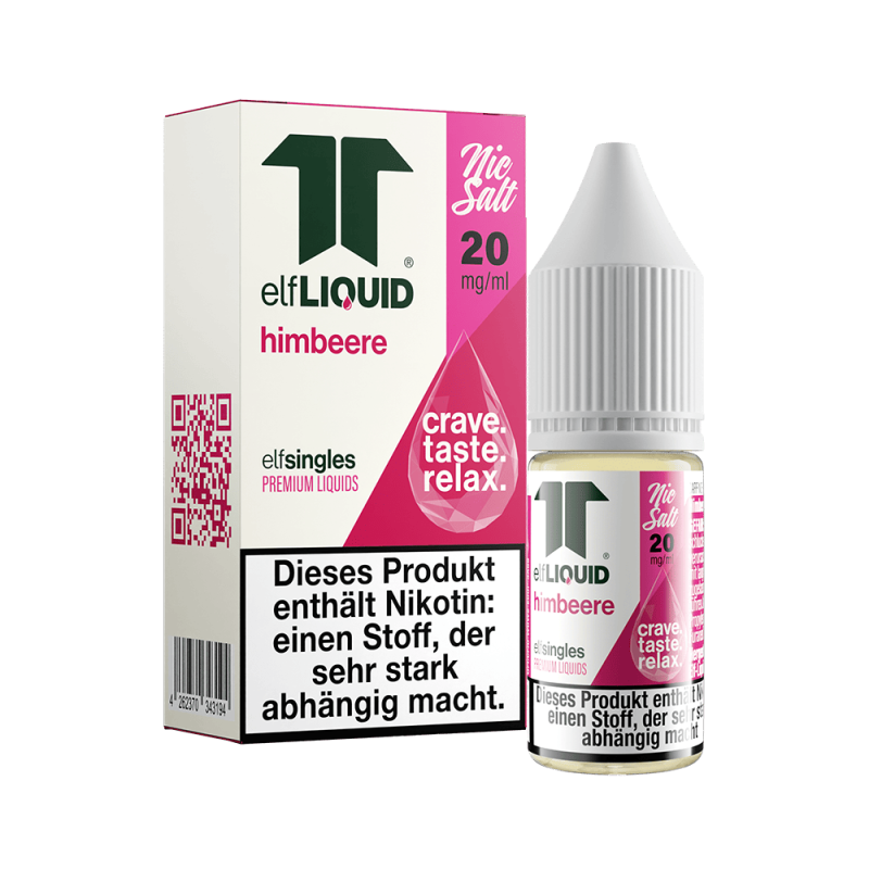 Elf-Liquid Nikotinsalz - Himbeere - 10ml Liquid 20mg