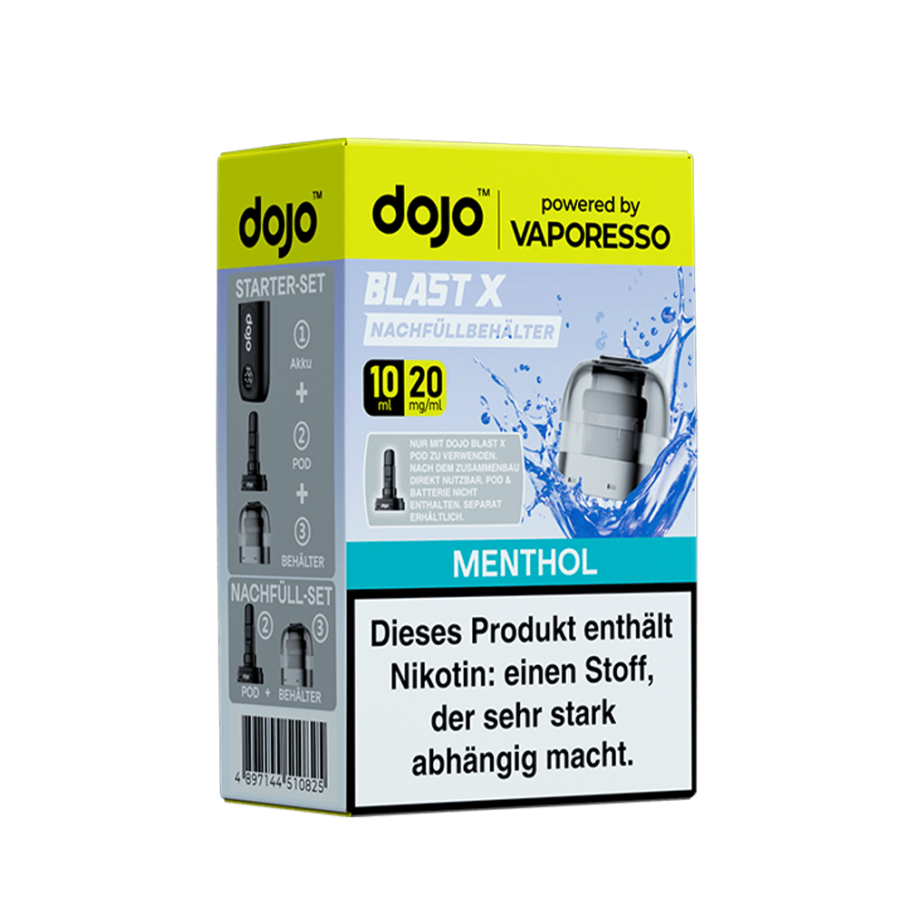 Vaporesso dojo Blast X Pods – Menthol – 20mg – 10ml (1 Stück)