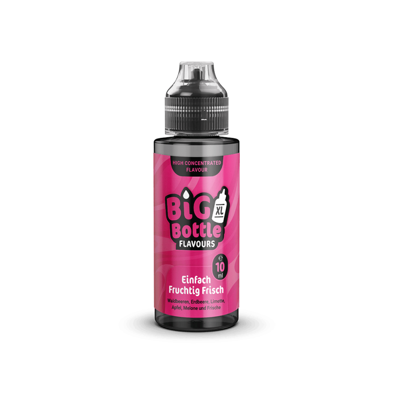 Big Bottle Flavours Longfill - Einfach Fruchtig Frisch - 10ml Aroma in 120ml Flasche