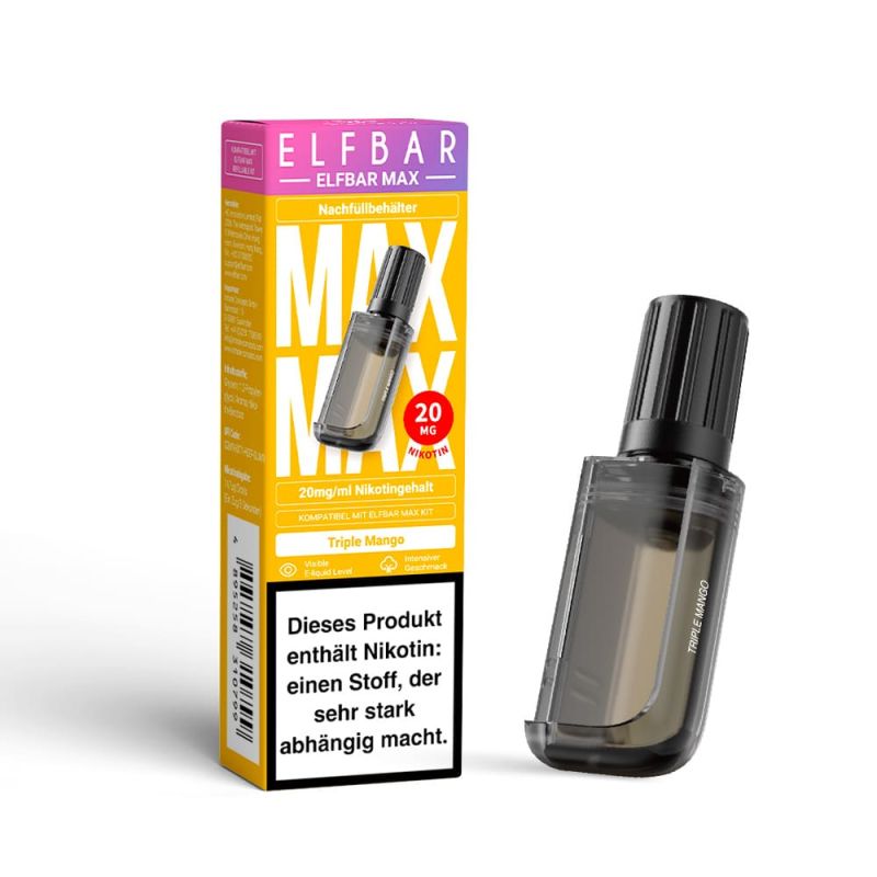 Elfbar MAX Refill Pod - Triple Mango - 20mg Nikotinsalz 10ml