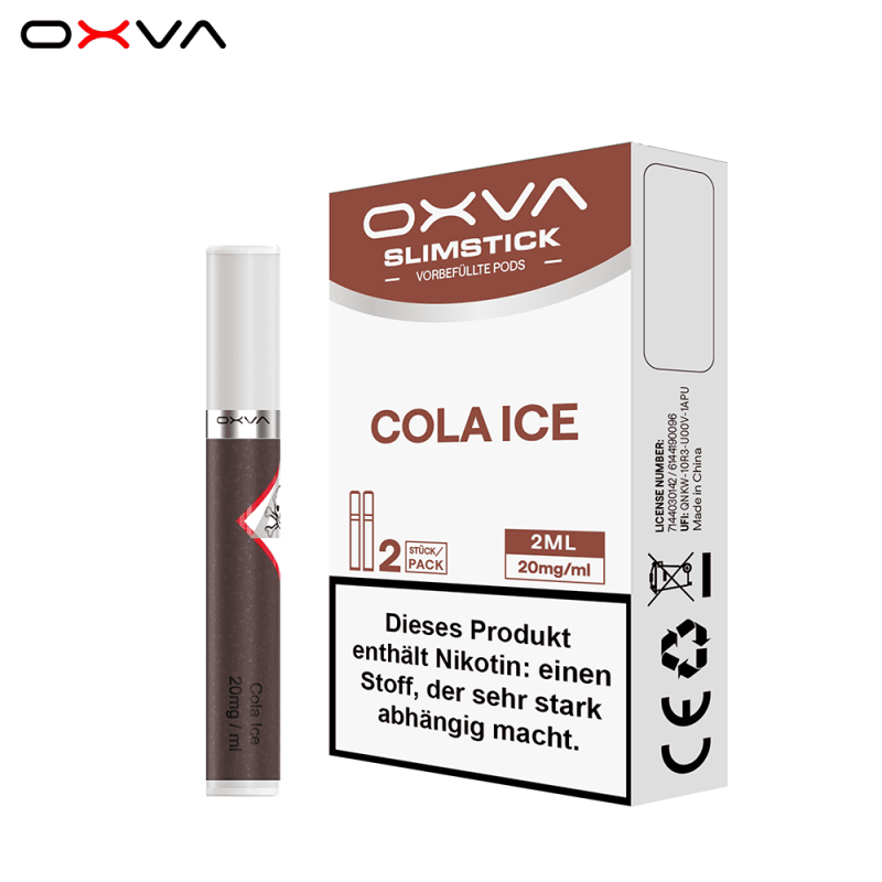 Oxva Slimstick Pods – Cola Ice – 20mg – 2ml (2 Stück)