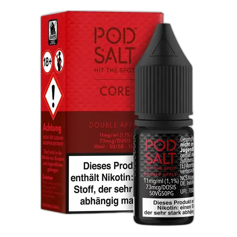 Pod Salt Core Nikotinsalz - Double Apple - 10ml Liquid