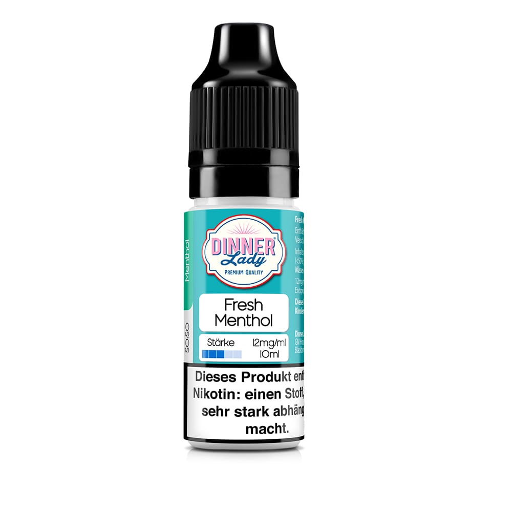 Dinner Lady Liquid - Fresh Menthol - 50/50 10ml 12mg