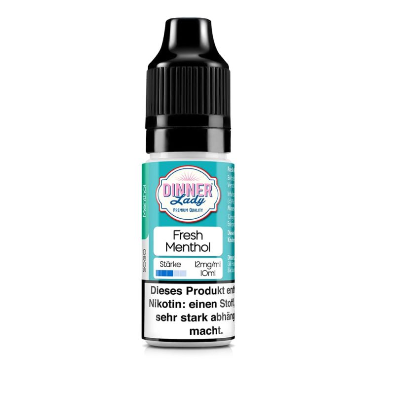 Dinner Lady Liquid - Fresh Menthol - 50/50 10ml 12mg