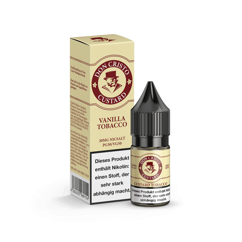 Don Cristo Nikotinsalz - Vanilla Tobacco - 10ml Liquid 20mg