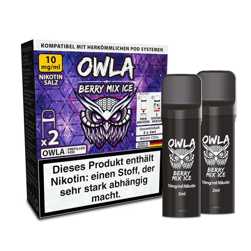 2x OWLA Einweg Pod - Berry Mix Ice