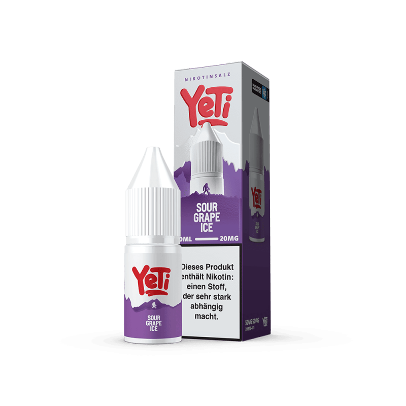 Yeti Summit Nikotinsalz - Sour Grape Ice - Overdosed 10ml Liquid