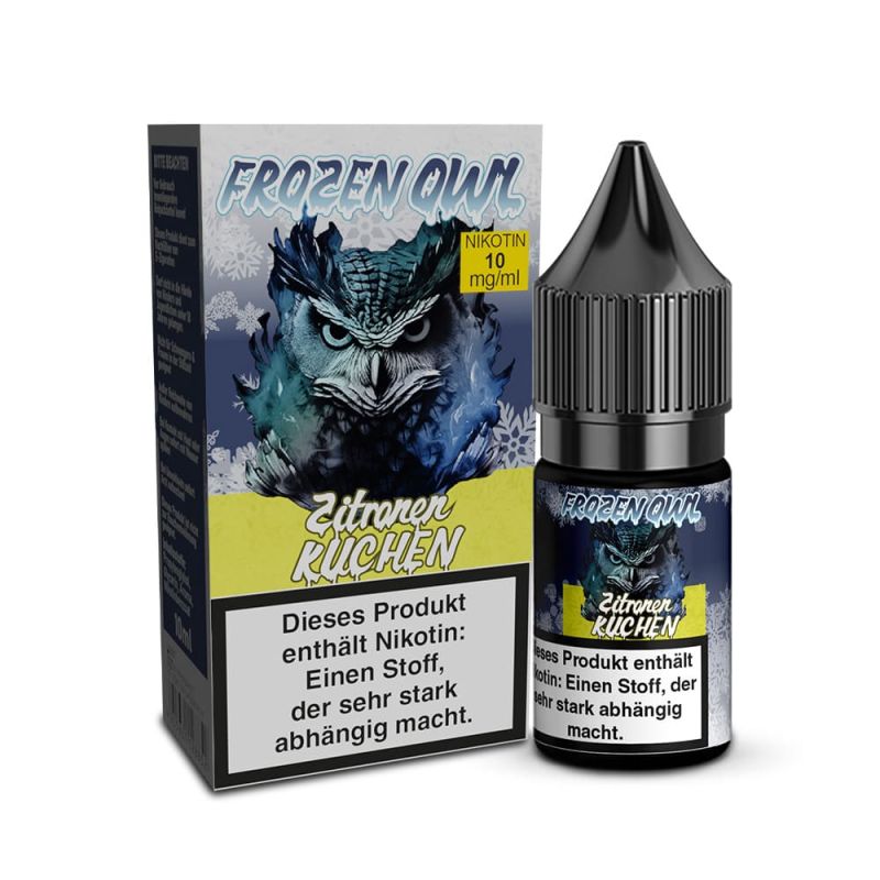 Frozen OWL Nikotinsalz - Zitronenkuchen - 10ml Liquid
