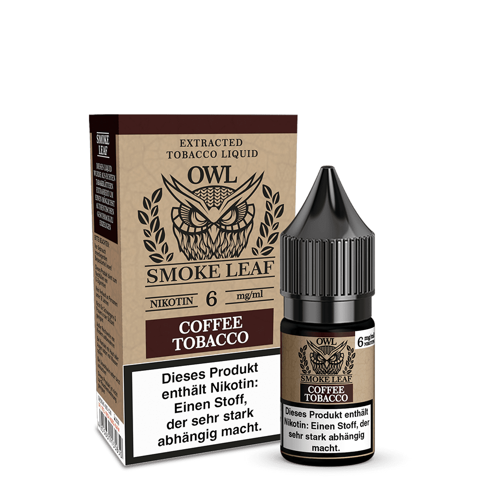 OWL Smoke Leaf Liquid - Coffee Tobacco - 10ml 6mg