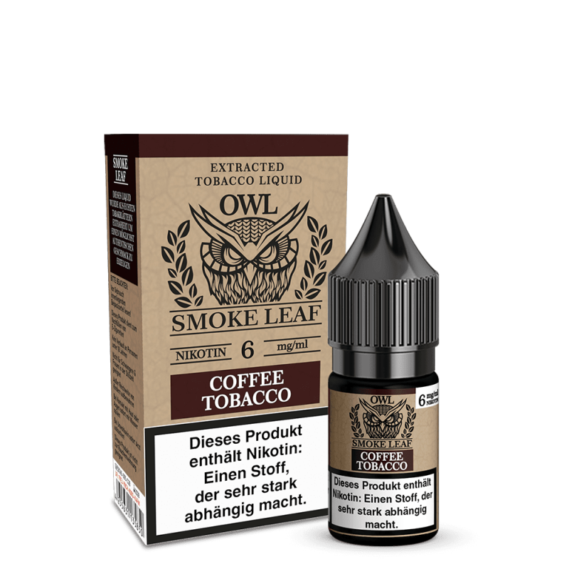 OWL Smoke Leaf Liquid - Coffee Tobacco - 10ml 6mg