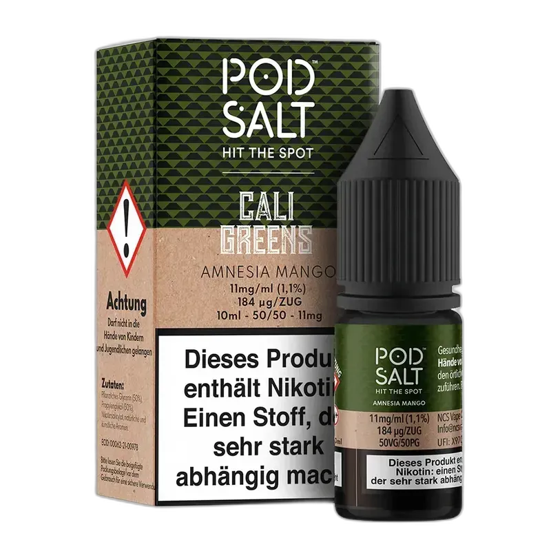 Pod Salt Fusion - Amnesia Mango - 10ml Liquid Nikotinsalz 11mg