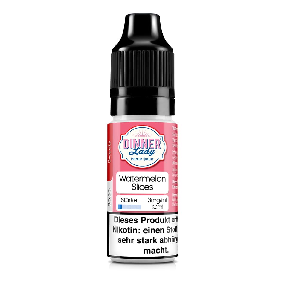 Dinner Lady Sweets Liquid - Watermelon Slices - 50/50 10ml 3mg