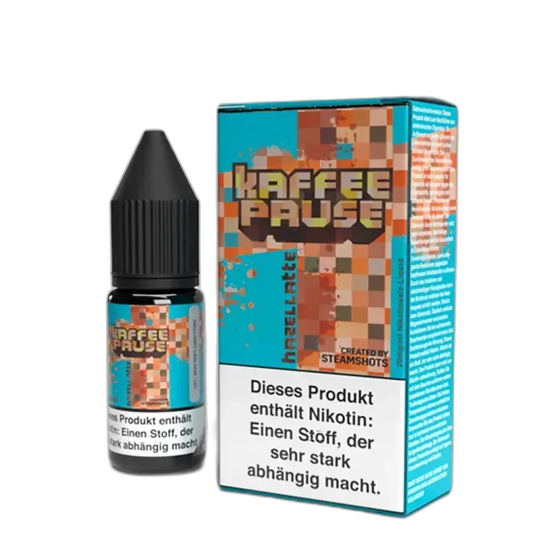 Kaffeepause Nikotinsalz - Hazellatte - 10ml Liquid 20mg