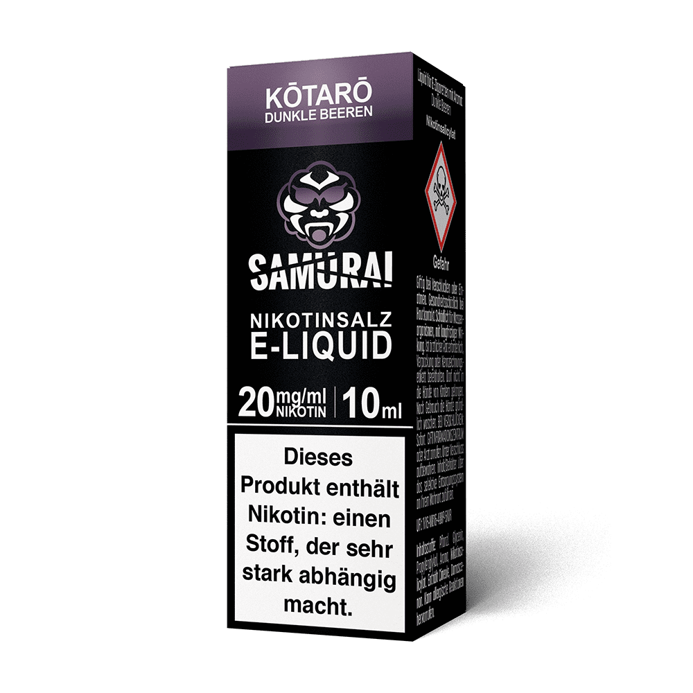 Samurai Nikotinsalz - Kotaro Dunkle Beeren - Liquid 10ml 20mg