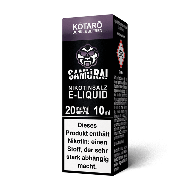 Samurai Nikotinsalz - Kotaro Dunkle Beeren - Liquid 10ml 20mg