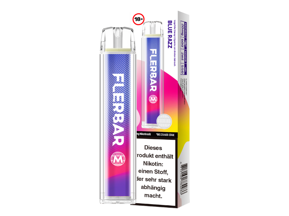 Flerbar M Einweg Blue Razz 20mg