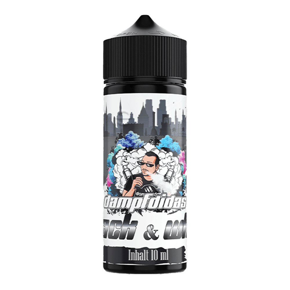 Dampfdidas Longfill - Black & White - 10ml Aroma in 120ml Flasche