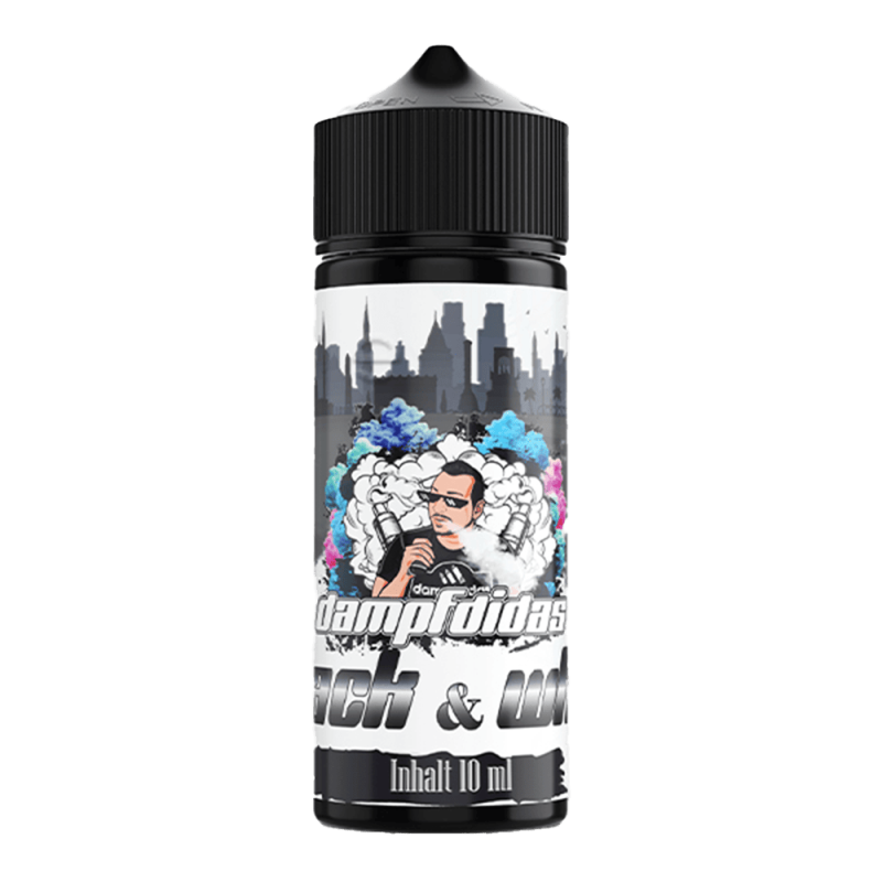 Dampfdidas Longfill - Black & White - 10ml Aroma in 120ml Flasche