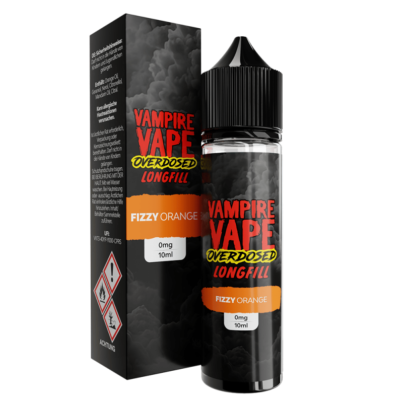 Vampire Vape Longfill - Fizzy Orange - 10ml Aroma in 60ml Flasche