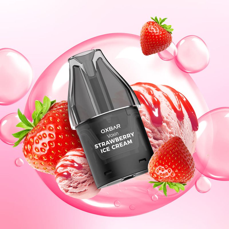 Oxbar Voxin Pods – Strawberry Ice Cream – 20mg – 2ml (1 Stück)